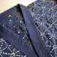 jacket kendo blue musashi embroider