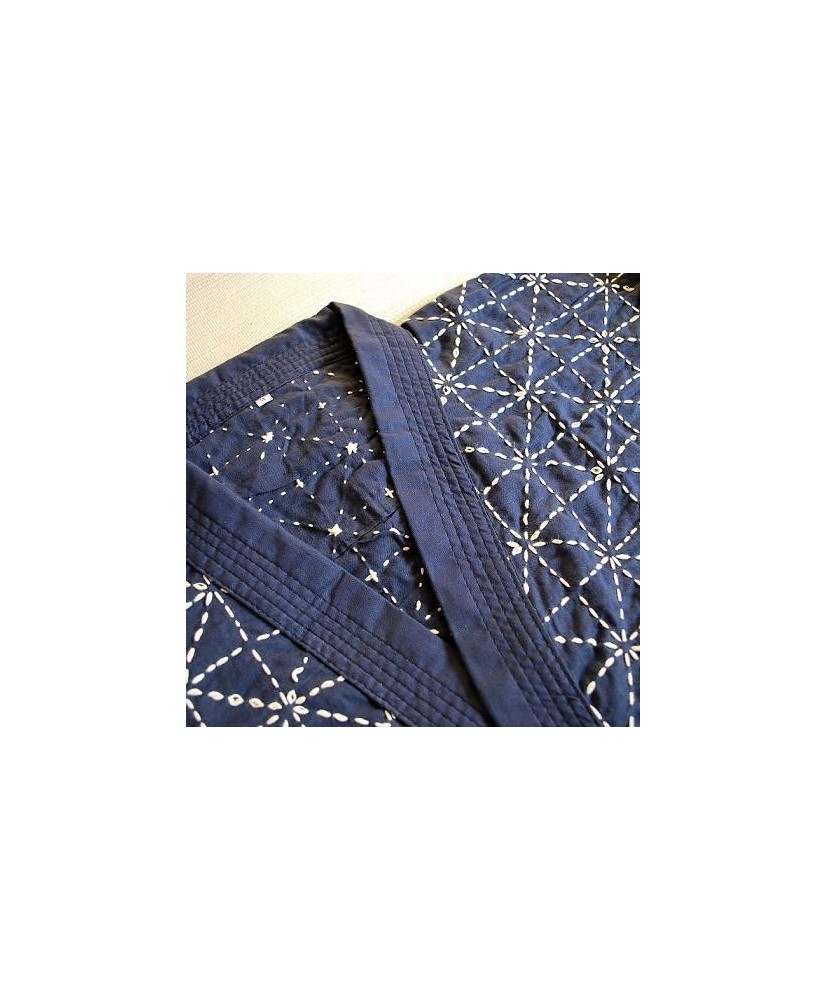 jacket kendo blue musashi embroider