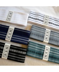 Obi  Iaido belt-Kaku obi-cotton 