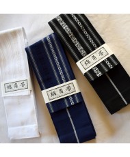 Obi  Iaido belt-Kaku obi-cotton 