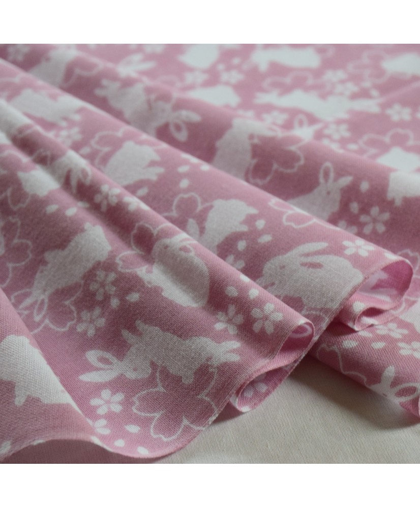 Tenugui  SAKURA USAGI japanese fabric