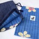 Passport Bag japanese fabric　SAKURA YUKATA