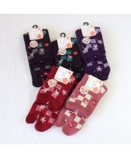 Calcetines japonés  TABI ICHIMATSU SAKURA