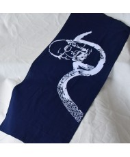 Tenugui-DARUMA bleu foncé