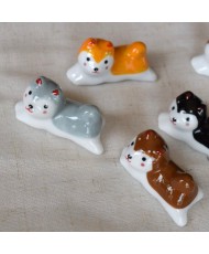 Set Porcelain  chopstick holder