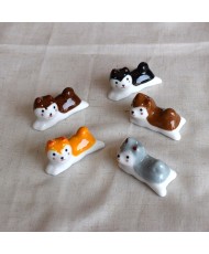 Set Porcelain  chopstick holder