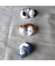 Set Porcelain  chopstick holder NEKO