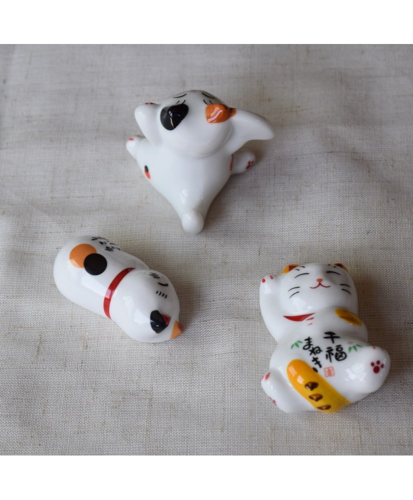 copy of Set Porcelain chopstick holder NEKO