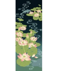 tenugui lotus