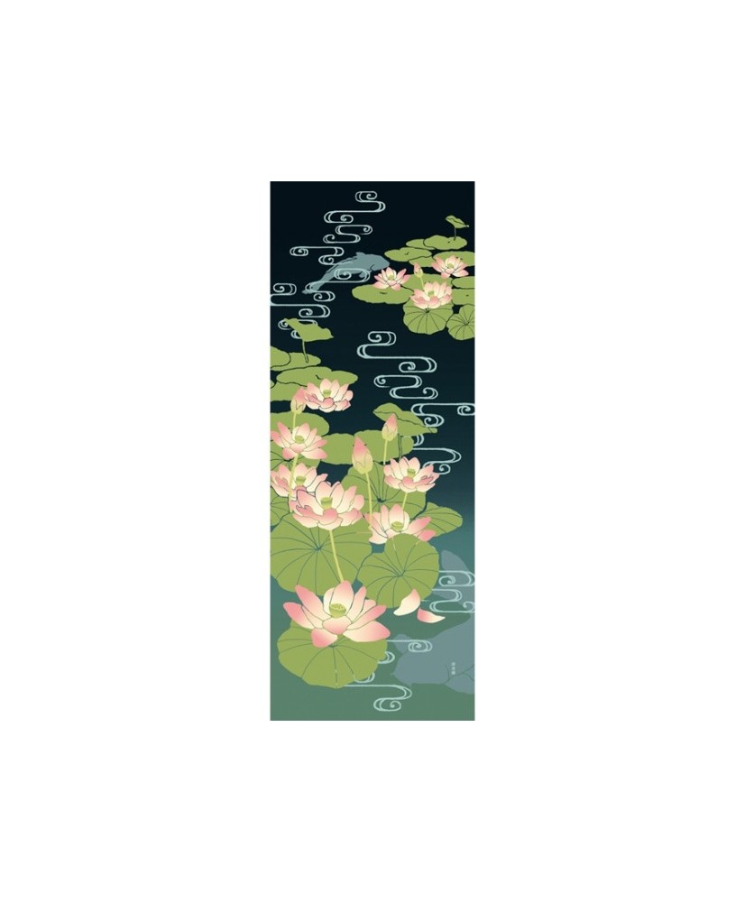 tenugui lotus tenugui lotus