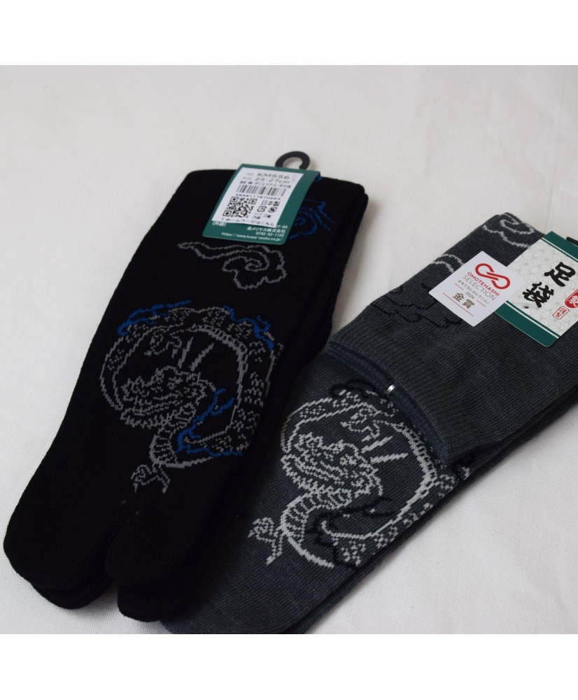 Japonmania - Chaussettes japonaises Tabi - Du 35 au 39 - Kingyo - Rouge, Taille unique