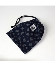 Passport Bag japanese fabric MANEKI NEKO
