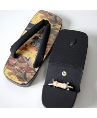 Geta Kiri NUNOBARI 25cm