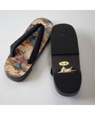 Geta Kiri NUNOBARI 24cm