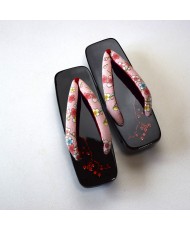 Black Lacquered Geta  24cm