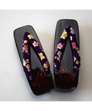 Black Lacquered Geta  24cm