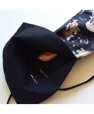 Housse bokken FUJIN RAIJIN Noir