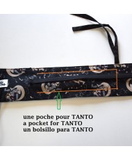 Housse bokken FUJIN RAIJIN Noir