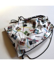 Housse  HAKAMA tissu japonais KABUKI