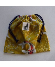 Housse  passeport tissu japonais KOI