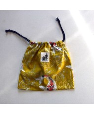 Housse  passeport tissu japonais KOI