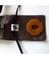 Bag for wooden weapons KIKU brown