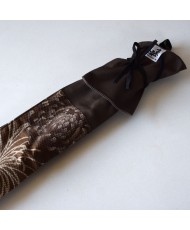 Bag for wooden weapons KIKU brown