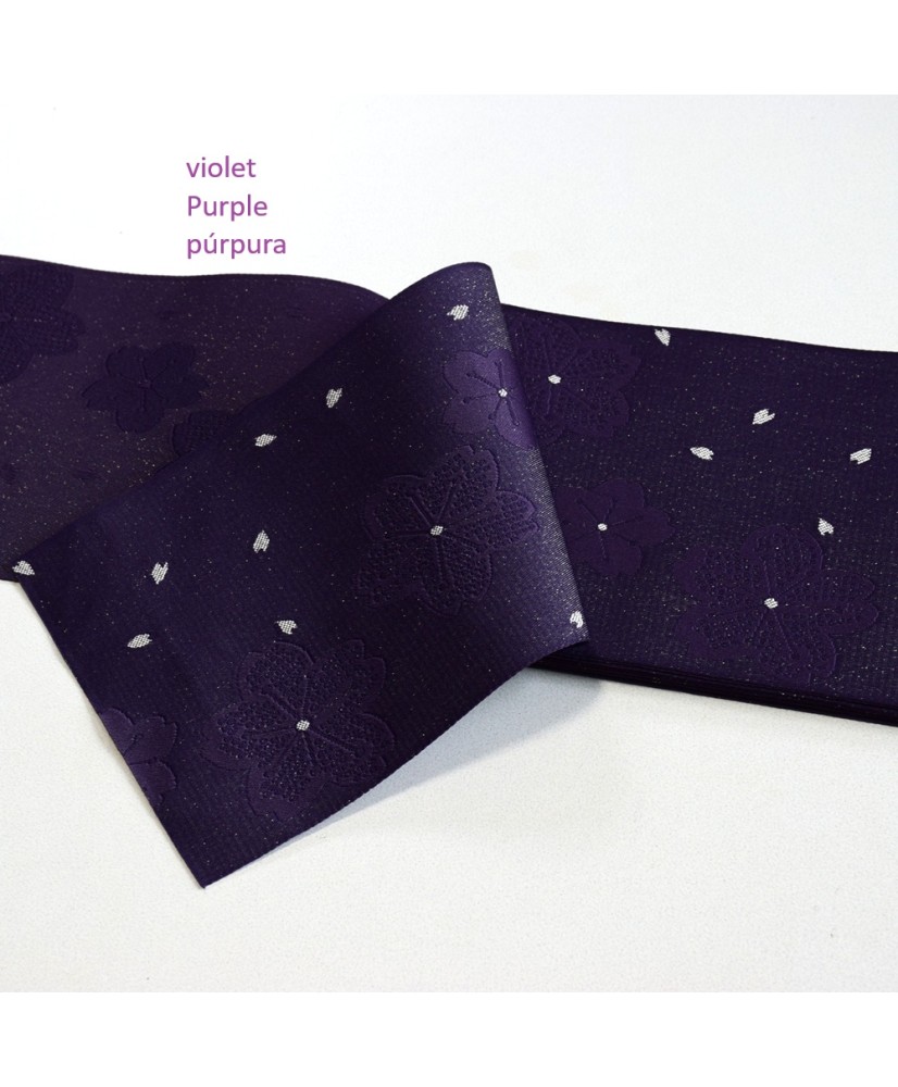 Hanhaba obi pour yukata modèle femmes ceinture aikido kobayashi