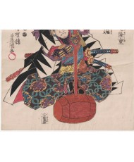 TOYOKUNI III 47 RONIN-TAKEBAYASHI SADASHICHI TAKASHIGE