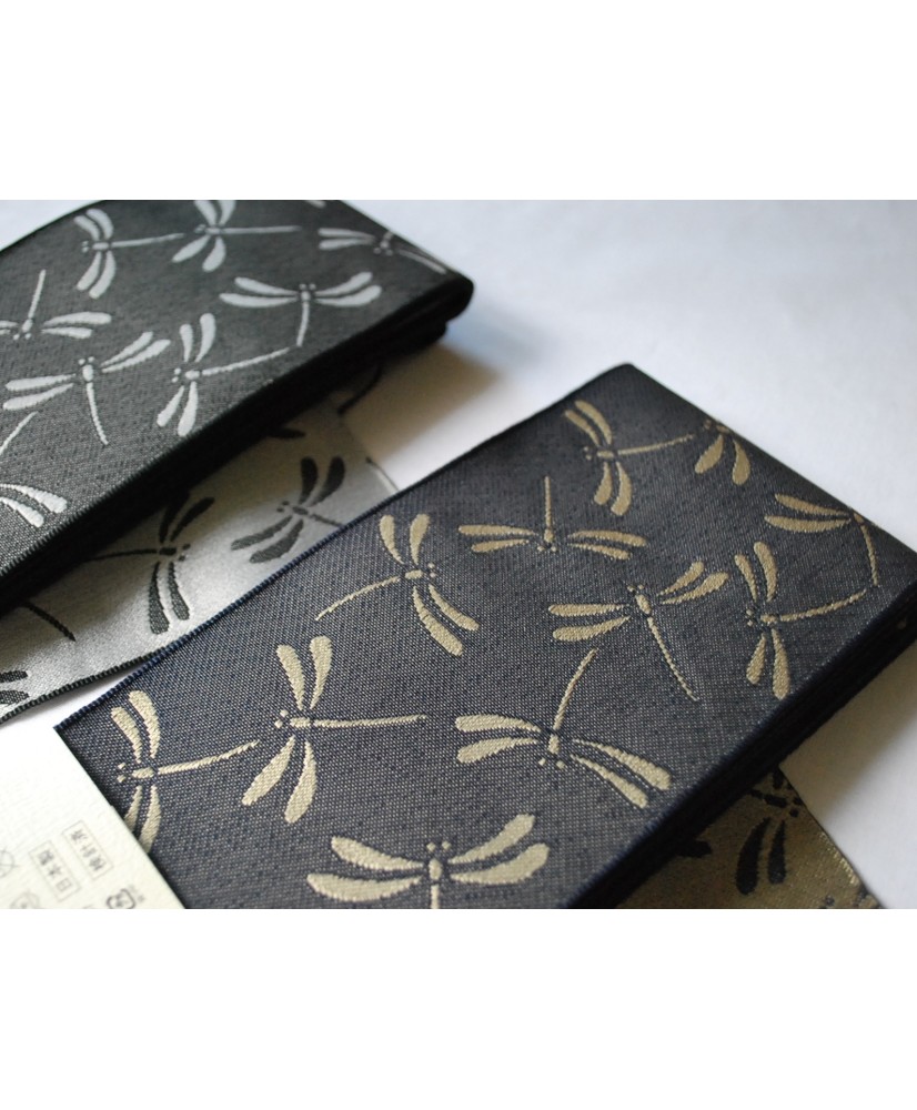 Tissu Japonais Sevenberry 'Tombo' (libellule) - Coupon 45x54 Cm, Coton Bleu Canard, Idéal Pour Patchwork Et Vêtements