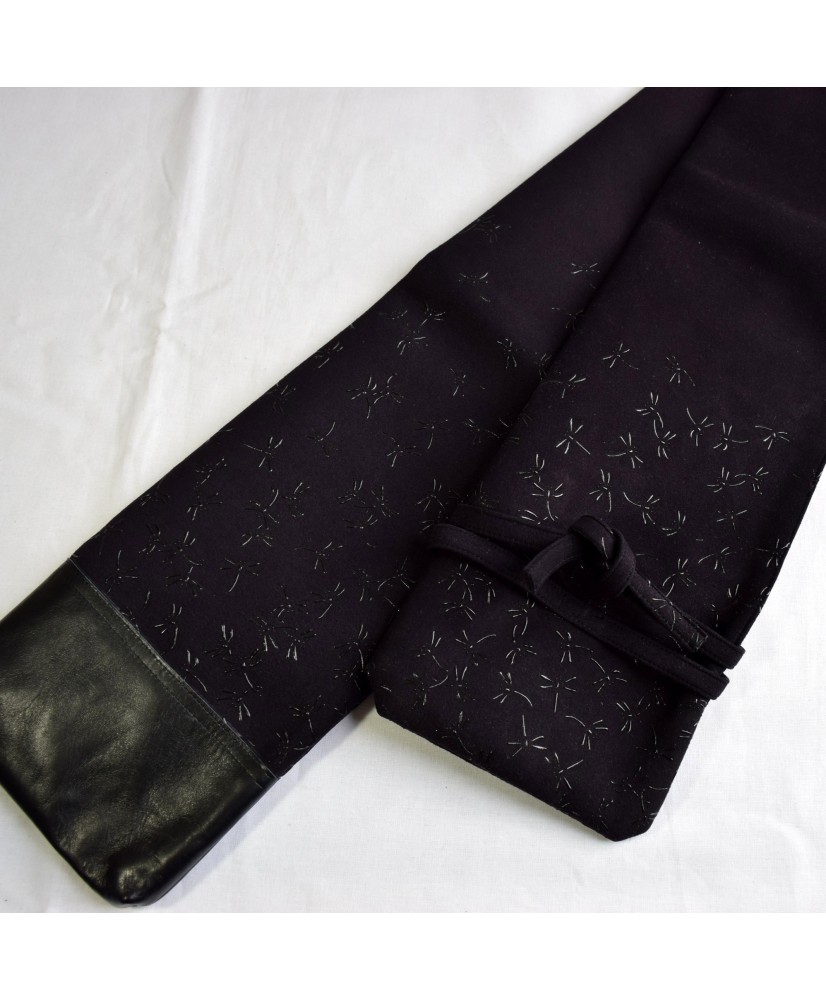 Housse De Transport Arts Martiaux - Pour Bokken, Jo, Shinai - 135cm Avec Bandoulière - Noir