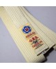 Aikido Belt - Iwata white & off-white