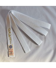 Aikido white /off white Belt -Iwata